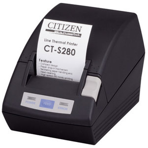 Citizen CT-S280 Compact Thermal Receipt Printer - RS-232 - Black