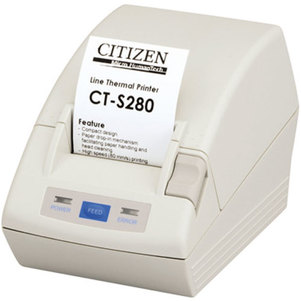 Citizen CT-S280 Compact Thermal Receipt Printer - RS-232 - White