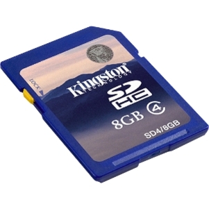 Kingston 8GB Class 4 SDHC Card